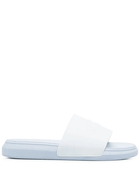Alexander Mcqueen Wmns Logo Slides 'White Mix'