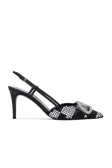 Valentino Garavani v logo signature sling back