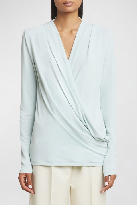 Givenchy Drapped V Top_Frost