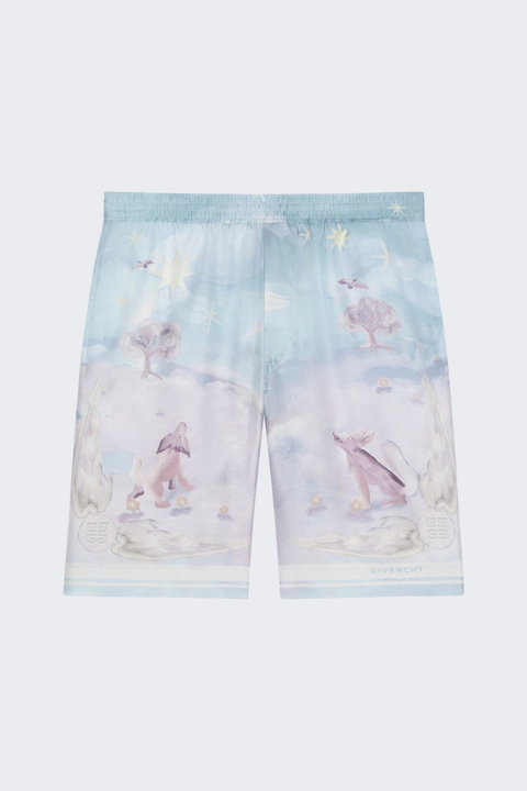 Givenchy Tailored Jogger Shorts_Multicolored