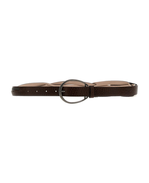 Brunello Cucinelli Twisted Leather Belt
