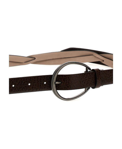 Brunello Cucinelli Twisted Leather Belt