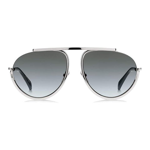 Givenchy Sunglasses Aviator Semi Rim, Palladium Frame and Grey Azure Lens GV7112/S0010GB