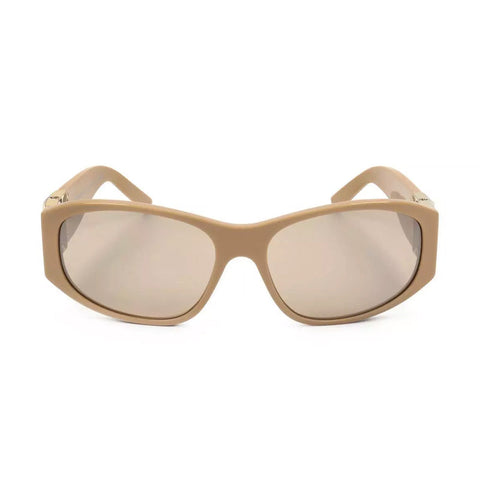 Givenchy Sunglasses Square Full Rim, Shiny Beige Frame and Brown Lens GV40054I57G