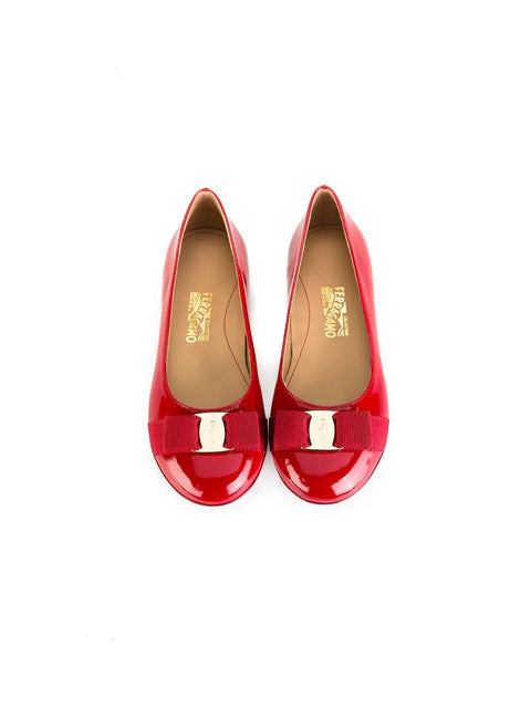 Ferragamo Kids Mini Varina Ballerinas