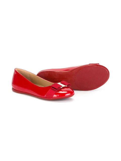 Ferragamo Kids Mini Varina Ballerinas