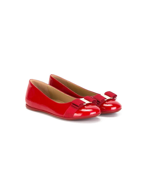 Ferragamo Kids Mini Varina Ballerinas