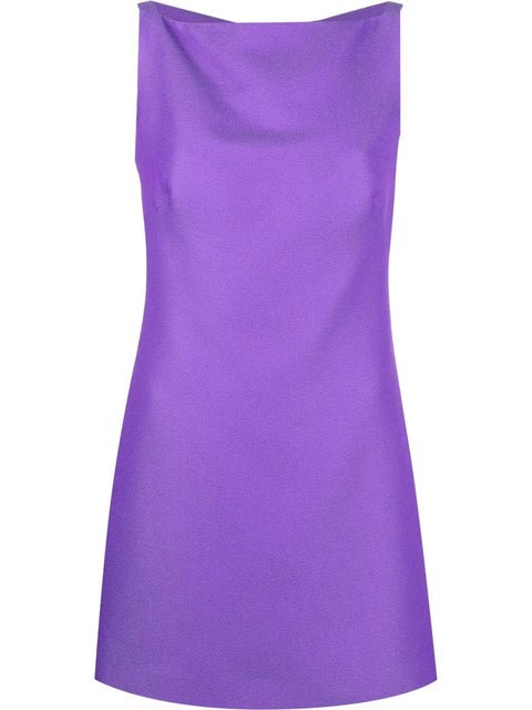 Valentino Garavani Sleeveless Open-Back Mini Shift Dress