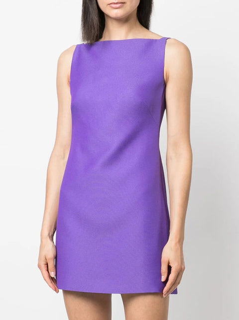 Valentino Garavani Sleeveless Open-Back Mini Shift Dress