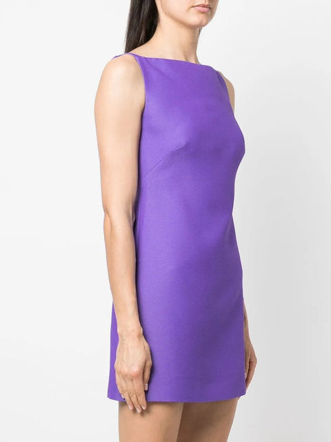Valentino Garavani Sleeveless Open-Back Mini Shift Dress