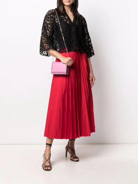 Valentino Garavani Fully Pleated Midi Skirt