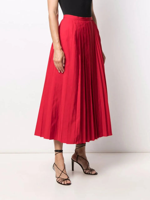 Valentino Garavani Fully Pleated Midi Skirt