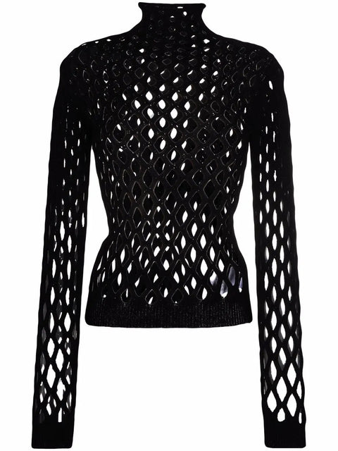 Valentino Garavani Net Knitted Top