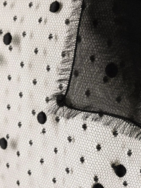 Valentino Garavani Pussy-Bow Polka Dot Dress