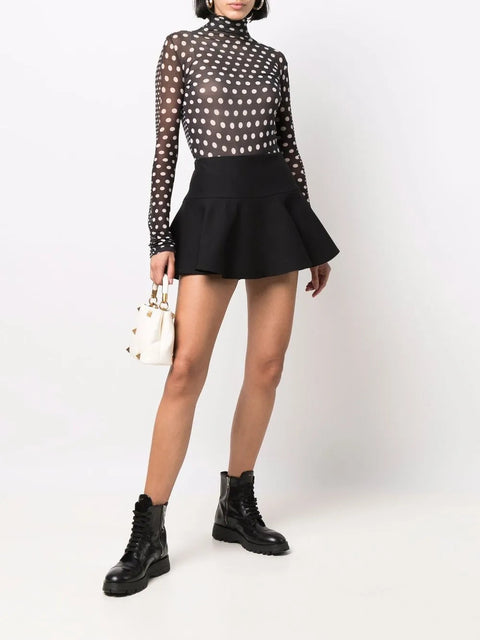 Valentino Garavani Flared-Effect Mini Skirt