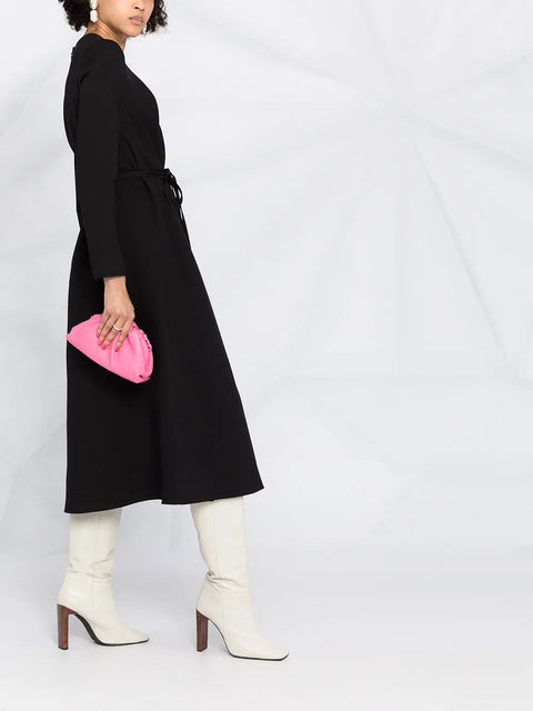 Valentino Garavani Belted Wool Dress