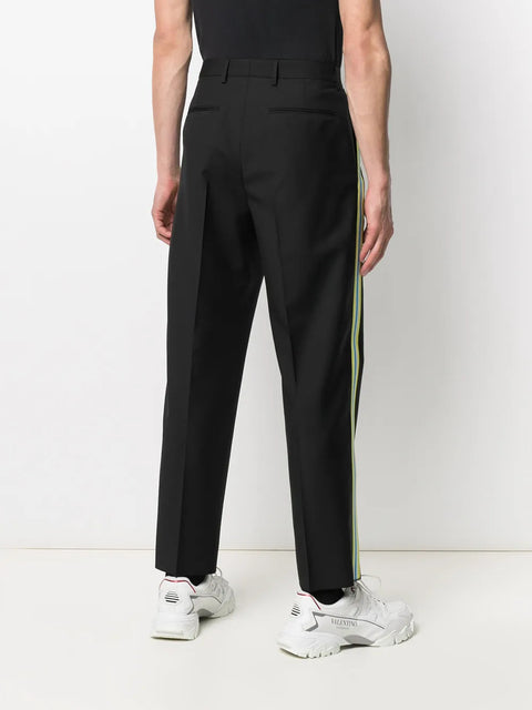 Valentino Garavani Side-Stripe Tailored Trousers