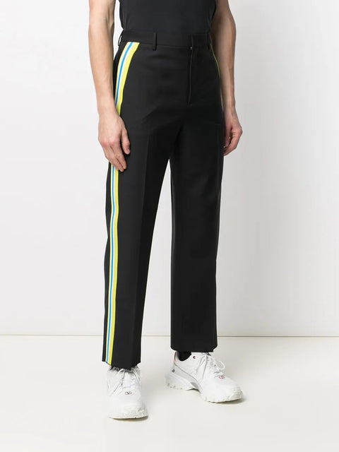 Valentino Garavani Side-Stripe Tailored Trousers