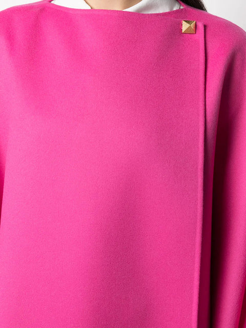 Valentino Garavani Draped Button Cape