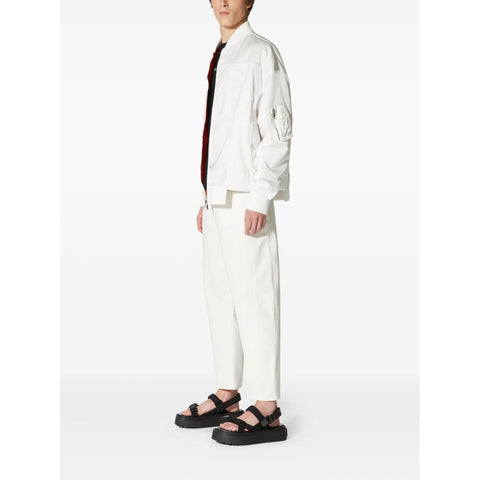 Valentino Garavani Panelled Zip-Front Bomber Jacket