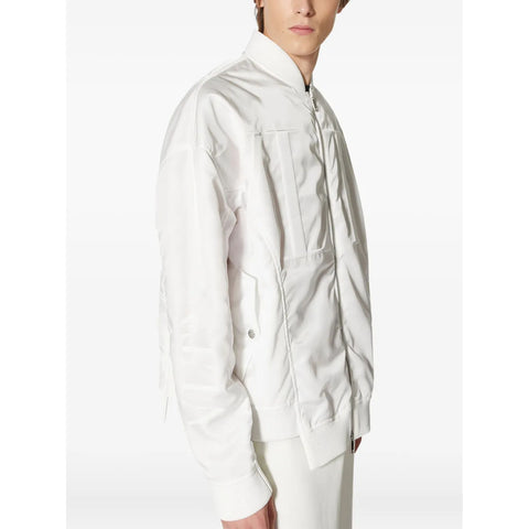 Valentino Garavani Panelled Zip-Front Bomber Jacket