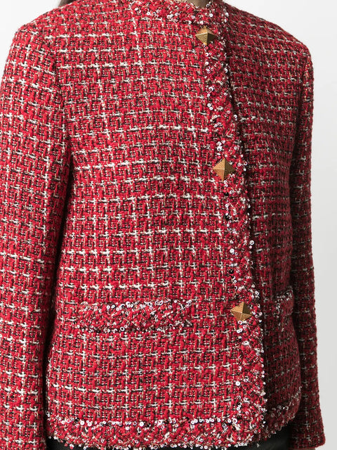 Valentino Garavani Sequin-Detail Tweed Jacket
