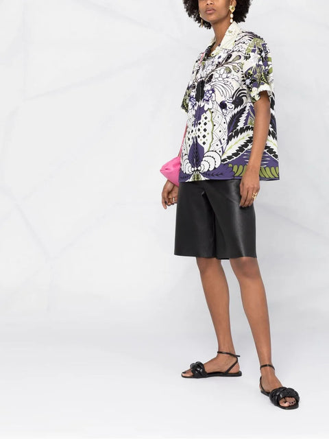 Valentino Garavani Arazzo-Print Sequined Shirt