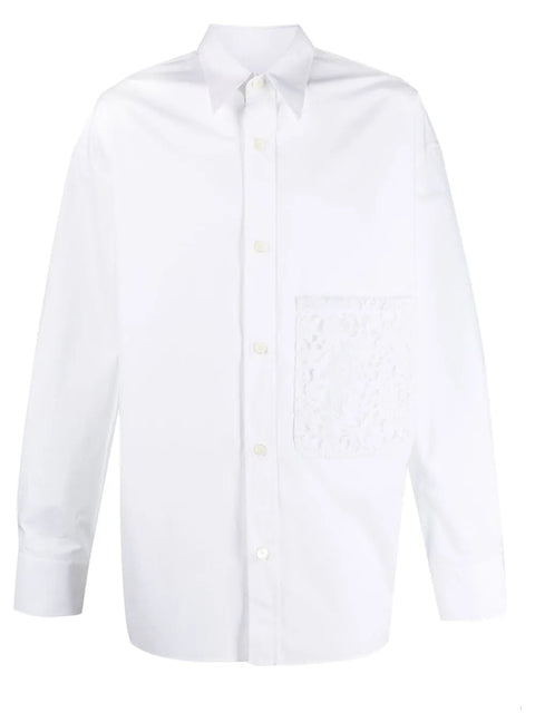 Valentino Garavani Floral Lace Pocket Shirt