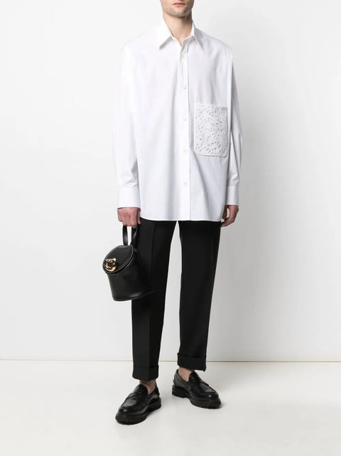Valentino Garavani Floral Lace Pocket Shirt