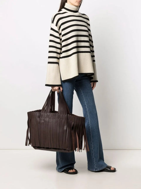 Valentino Garavani Fringed Tote Bag