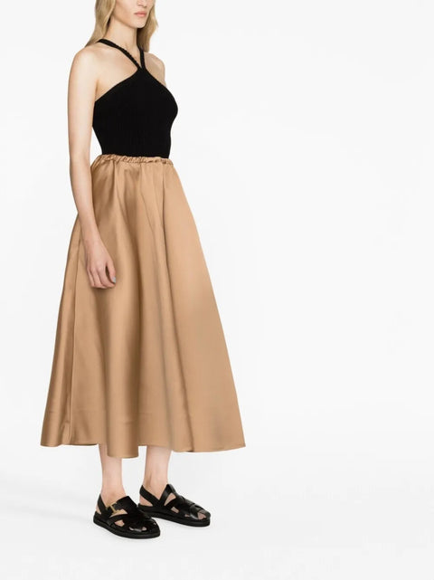 Valentino Garavani Pleated Mid-Length Skirt