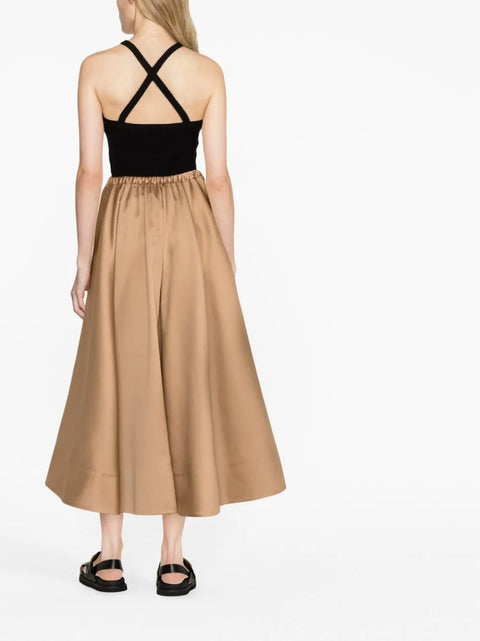 Valentino Garavani Pleated Mid-Length Skirt