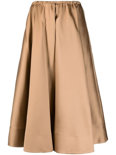 Valentino Garavani Pleated Mid-Length Skirt