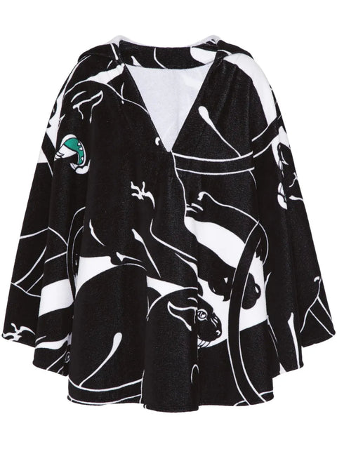 Valentino Garavani Panther Terry Cape