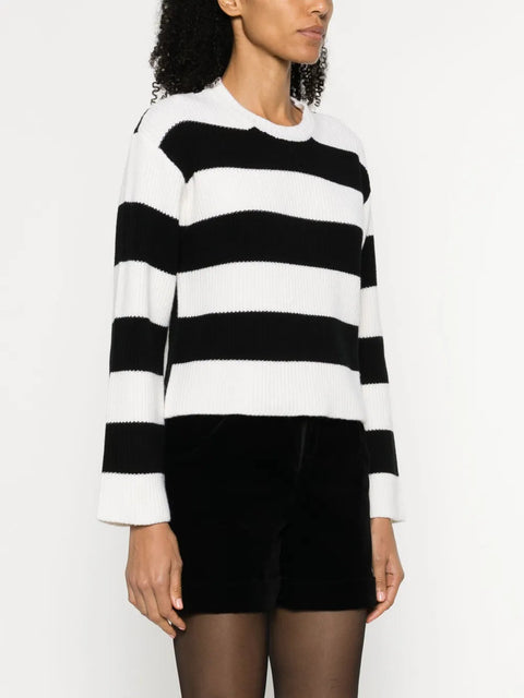 Valentino Garavani Striped Virgin Wool Jumper