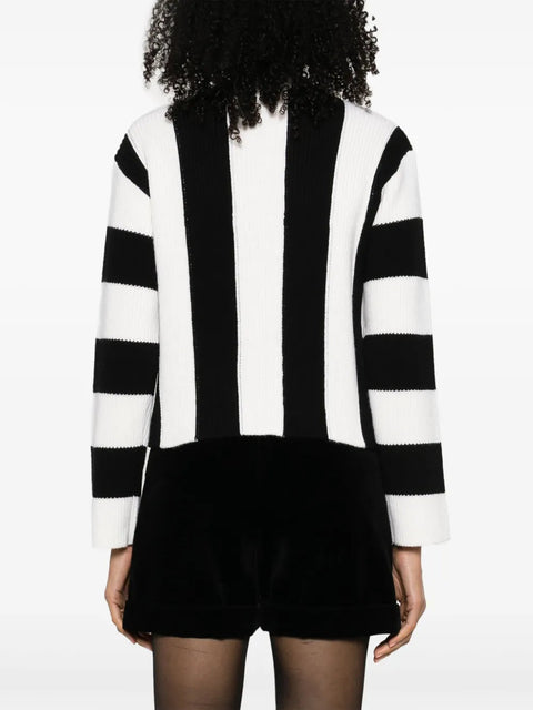 Valentino Garavani Striped Virgin Wool Jumper