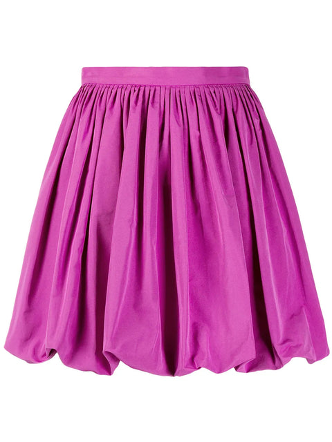 Valentino Garavani Pleated Bubble Hem Skirt