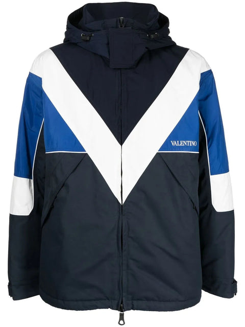 Valentino Garavani Logo-Print Zip-Up Jacket