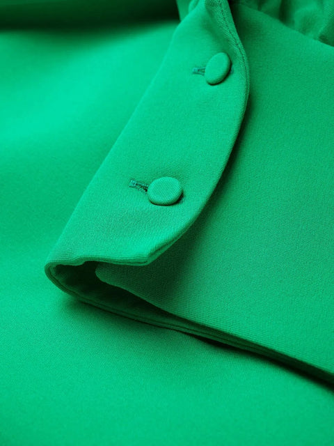 Valentino Garavani V-Neck Long-Length Dress