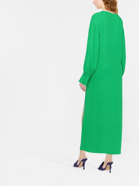 Valentino Garavani V-Neck Long-Length Dress
