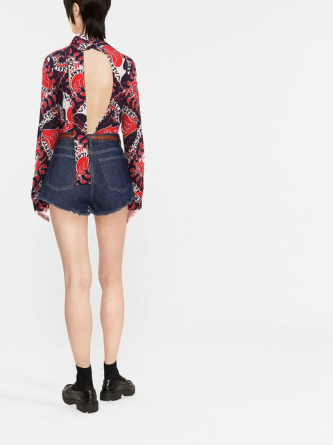 Valentino Garavani All-Over Graphic-Print Blouse