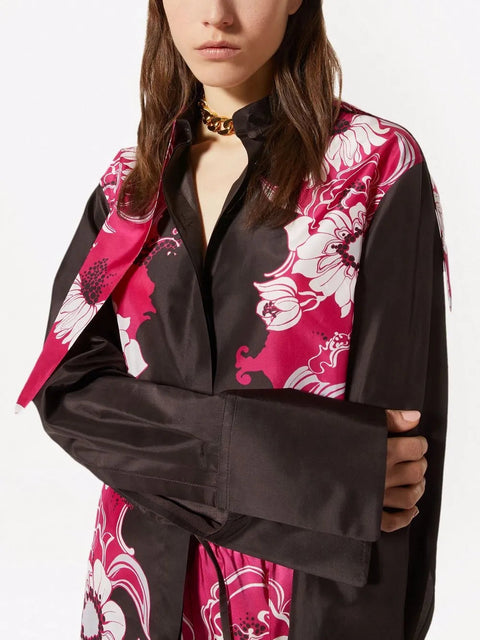 Valentino Garavani Floral Pattern Shirt