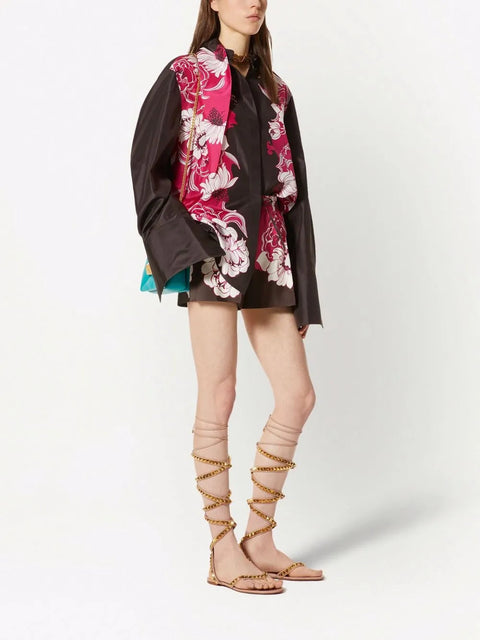 Valentino Garavani Floral Pattern Shirt