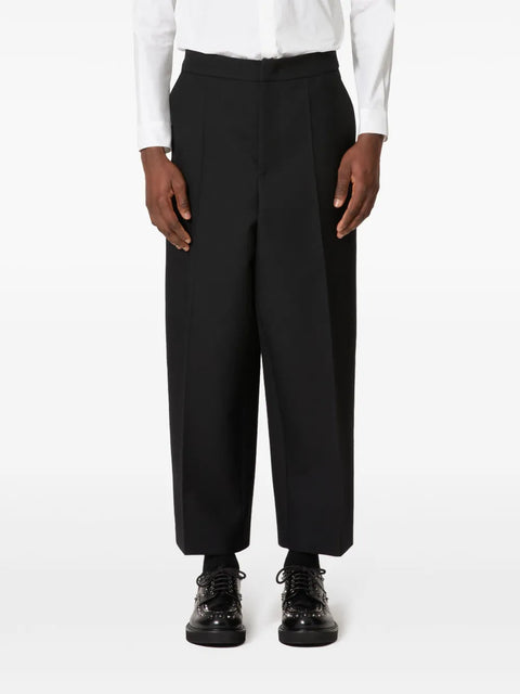 Valentino Cropped Wide-Leg Trousers