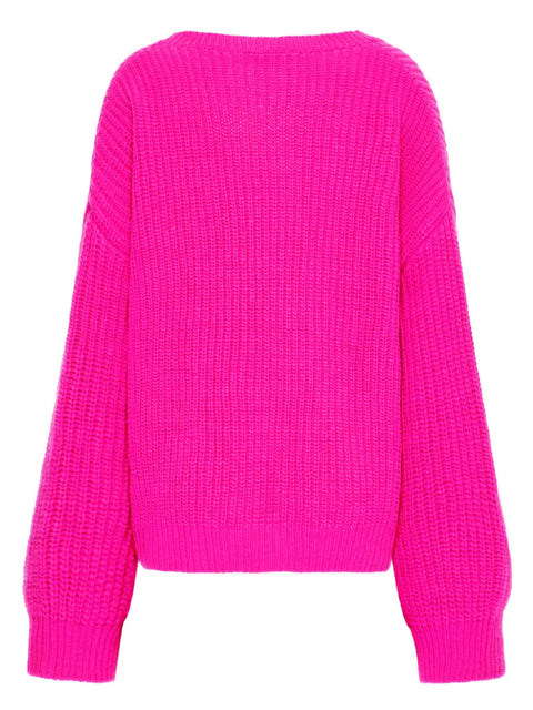Valentino Garavani Couture Neckline Wool Jumper