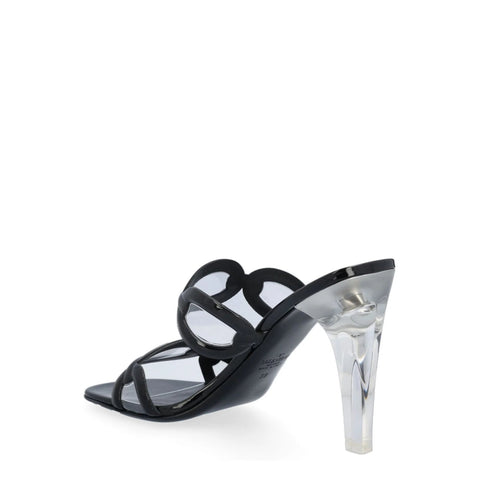 Valentino Garavani Chain Transparent-Heel Sandals
