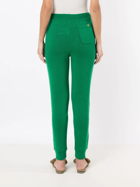 Valentino Garavani Drawstring Wool Trousers