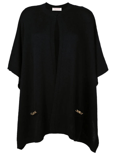 Valentino Garavani Chain-Link Cashmere Cape