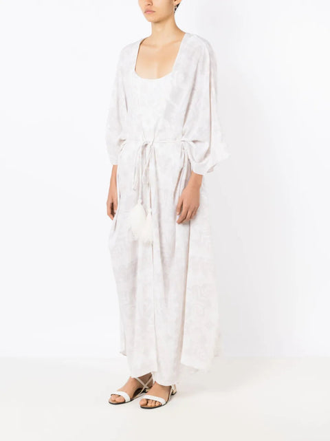 Valentino Garavani Geometric-Print Beach Cover-Up