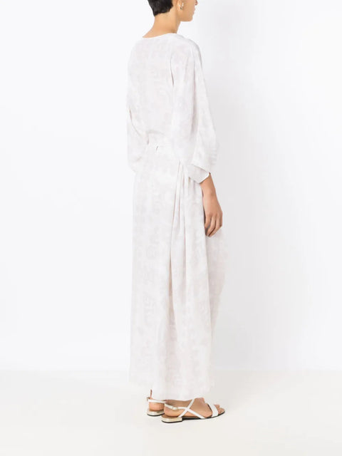 Valentino Garavani Geometric-Print Beach Cover-Up